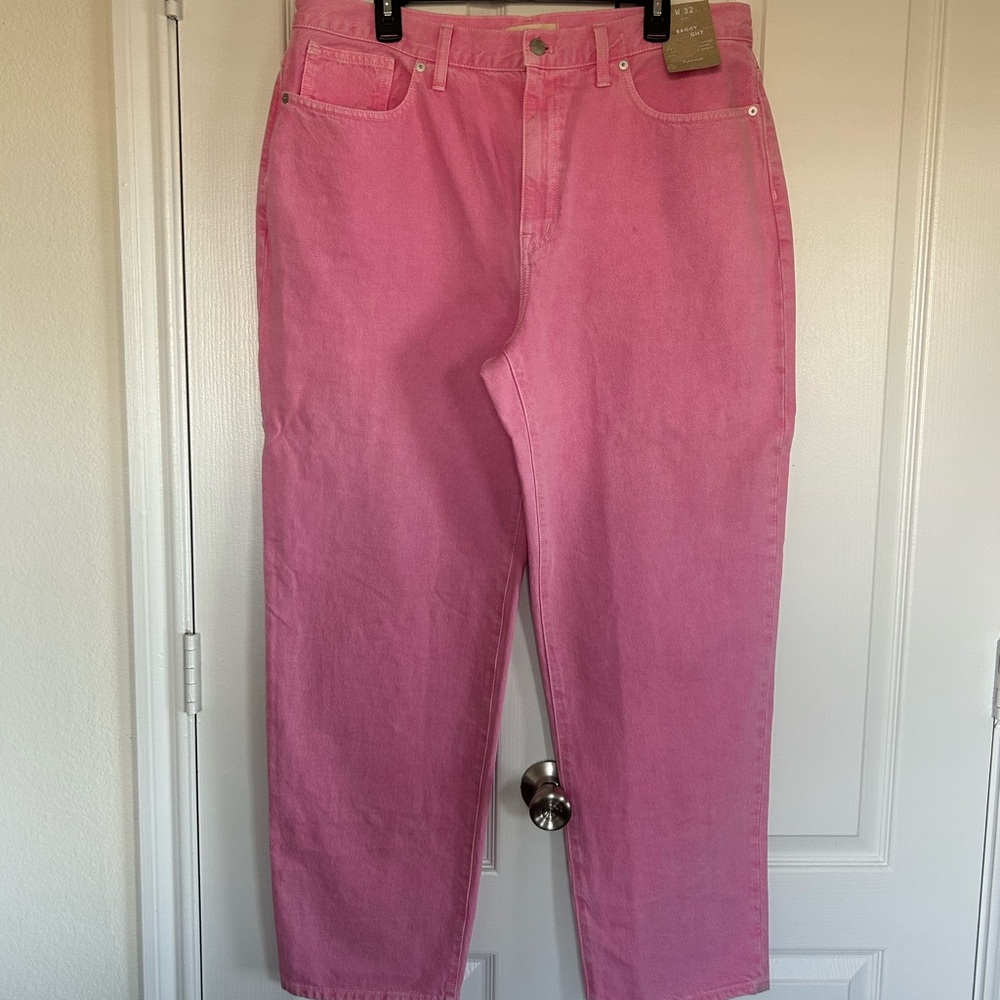 Madewell Women's Pink Jeans